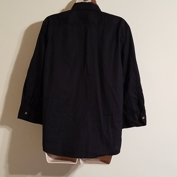 Lauren Ralph Lauren women's black with gold blouse - Picture 15 of 17